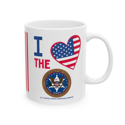 U.S. United States Marshals Service - Major Agencies - I Love - Mug - 11 oz