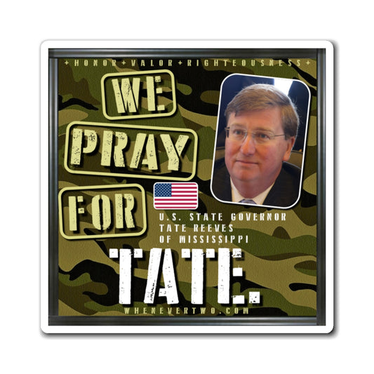 Tate Reeves - State Executive Governor Mississippi - The Man Cave Magnet - 3'' - [283]