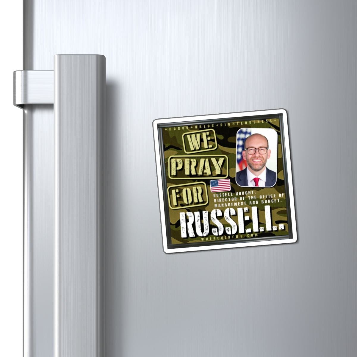 Russell Vought - Executive Cabinet Director of the Office of Management and Budget - The Man Cave Magnet - 3'' - [130]