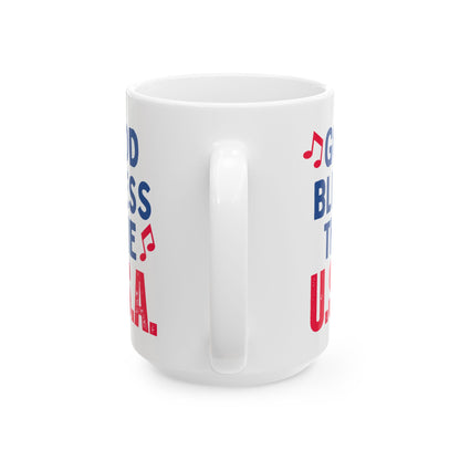 Donald John Trump. - Executive White House President of the United States of America - God Bless - Mug - 15oz - [209]
