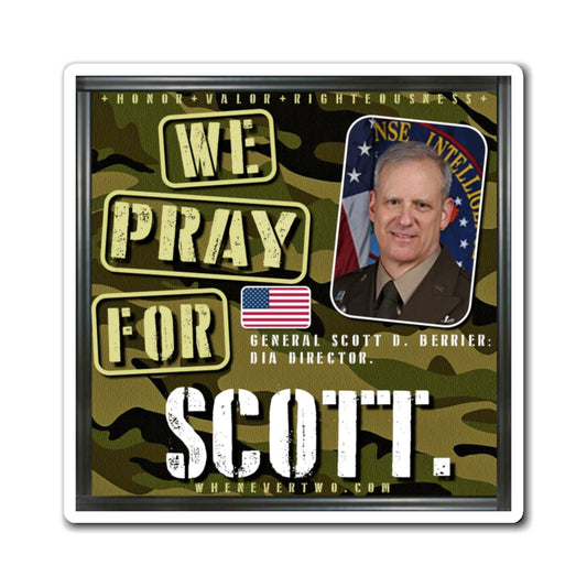 General Scott D. Berrier - Executive Cabinet DIA Director - The Man Cave Magnet - 3'' - [112]