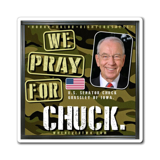 Chuck Grassley - Legislative Senator Iowa - The Man Cave Magnet - 3'' - [231]