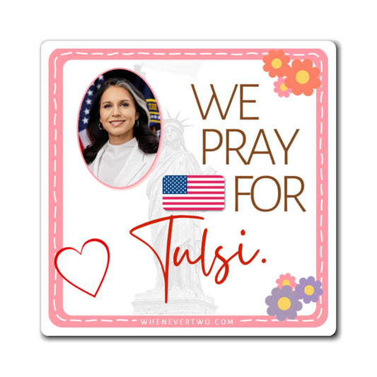 Tulsi Gabbard - Executive Cabinet Director of National Intelligence - The Girl Cave Magnet - 3'' - [131]