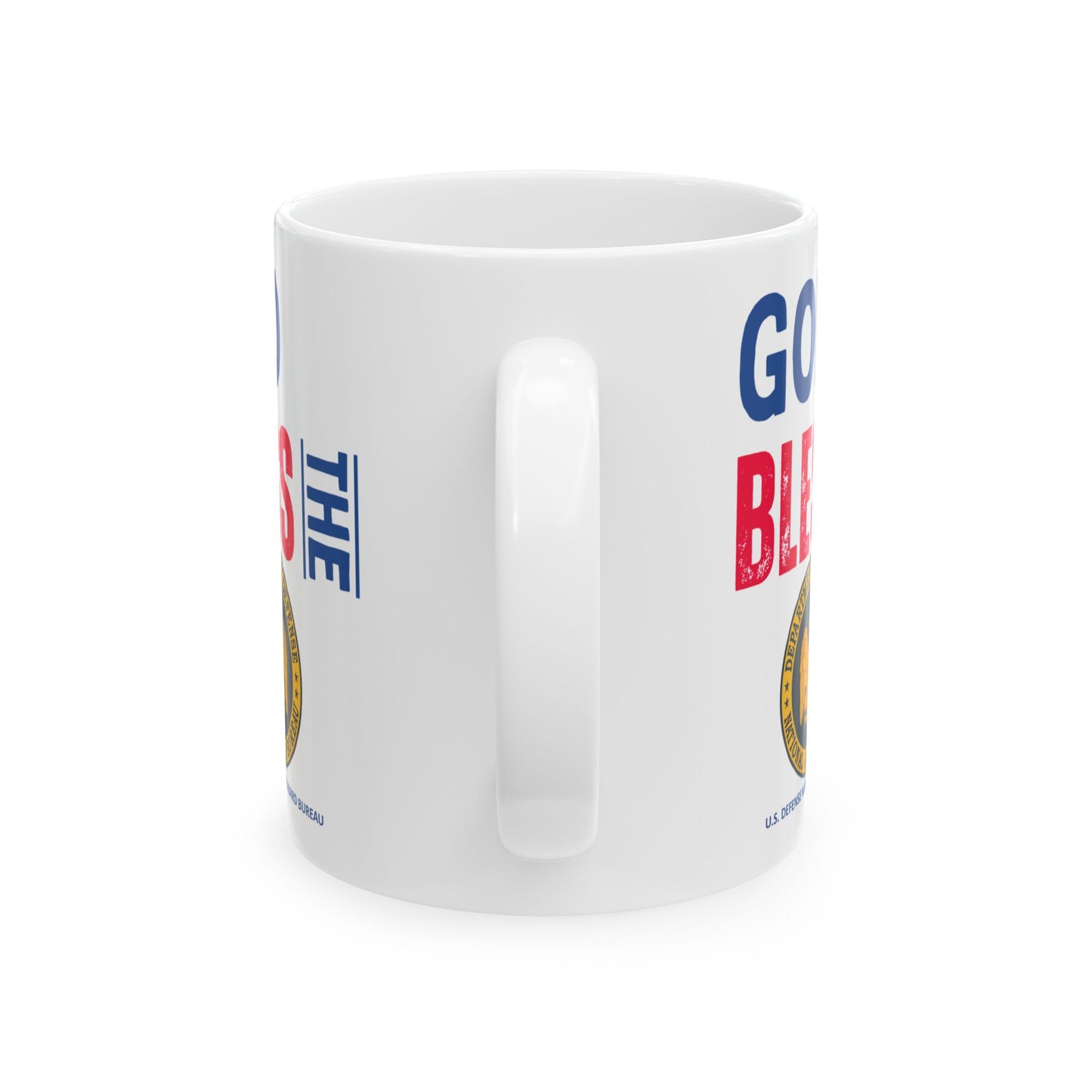 U.S. Defense National Guard Bureau - Major Agencies - God Bless - Mug - 11 oz
