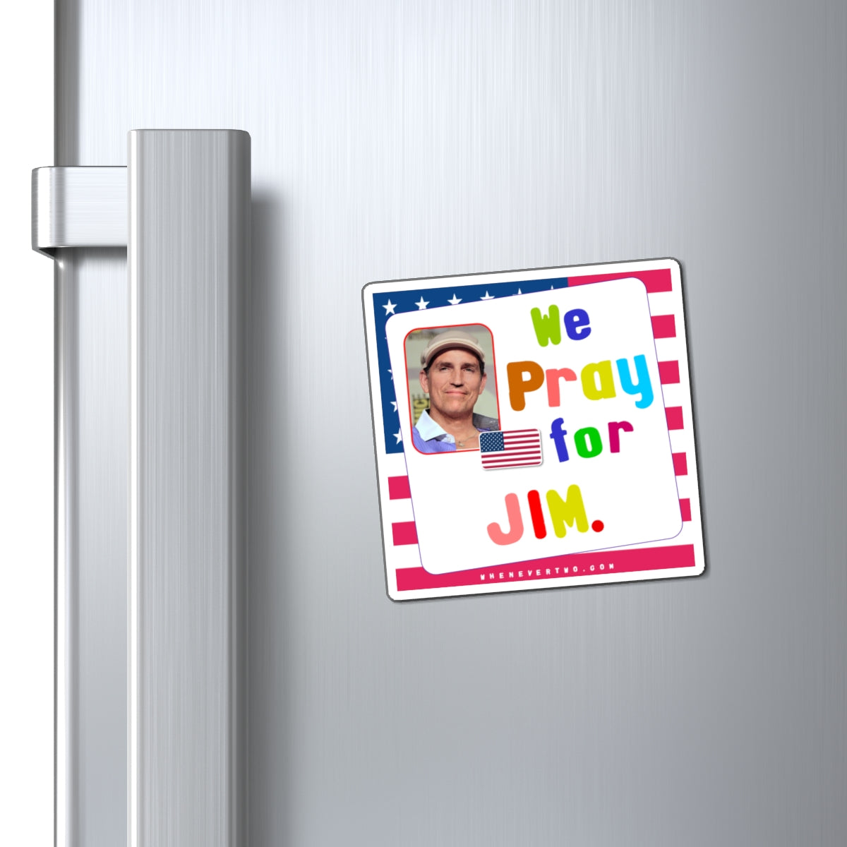 Jim Caviezel - We The People - Noah's Rainbow Magnet - 3'' - [50]