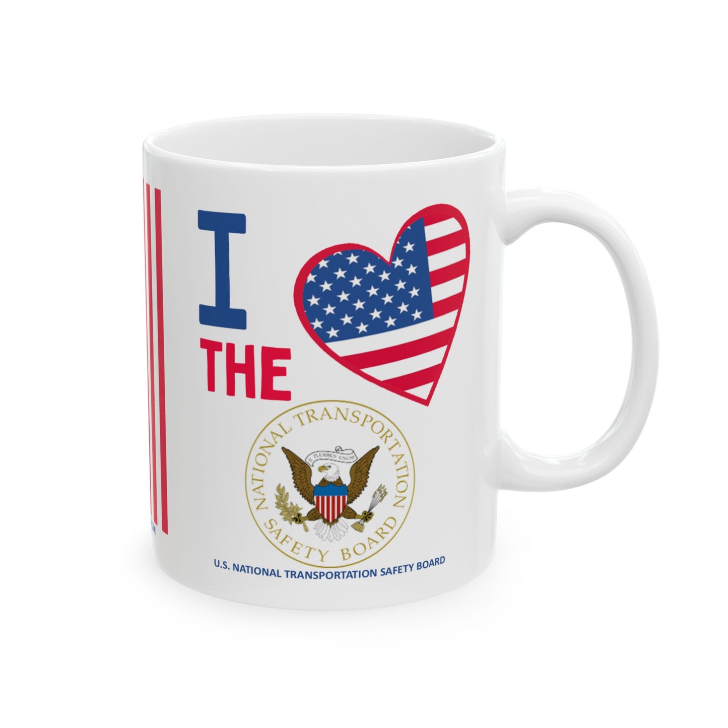 U.S. National Transportation Safety Board - Major Agencies - I Love -  Mug - 11 oz