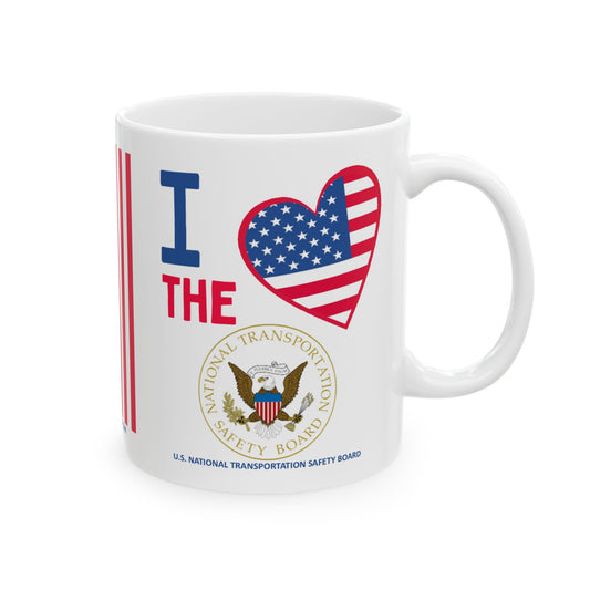 U.S. National Transportation Safety Board - Major Agencies - I Love -  Mug - 11 oz