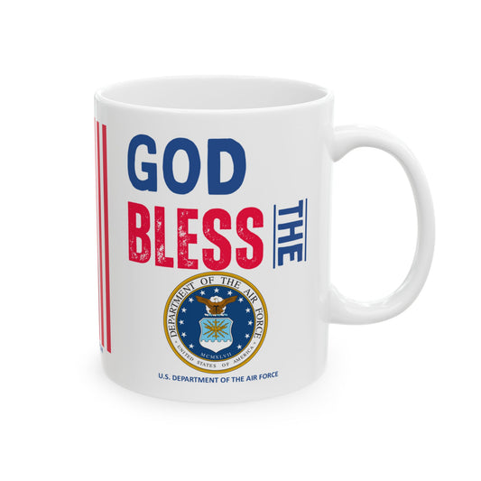 U.S. Department of the Air Force - Major Agencies - God Bless - Mug - 11 oz