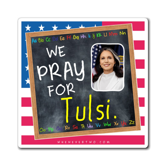Tulsi Gabbard - Executive Cabinet Director of National Intelligence - The Blackboard Magnet - 3'' - [131]