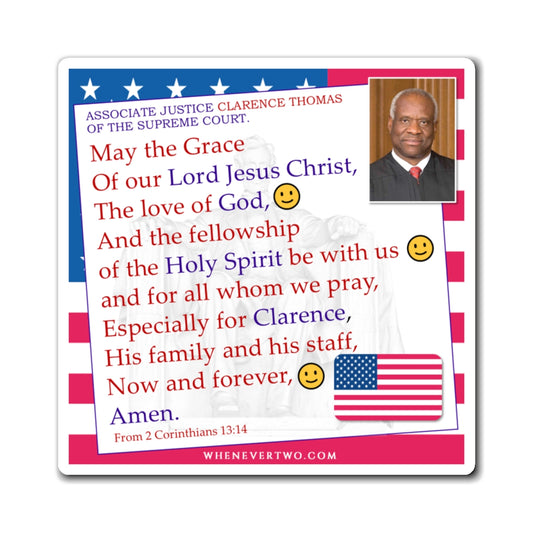 Clarence Thomas - Judiciary Supreme Court Associate Justice - The Benediction Blessing Magnet - 4'' - [137]