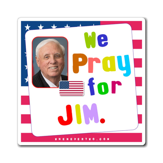 Jim Justice - Legislative Senator West Virginia - Noah's Rainbow Magnet - 3'' - [238]