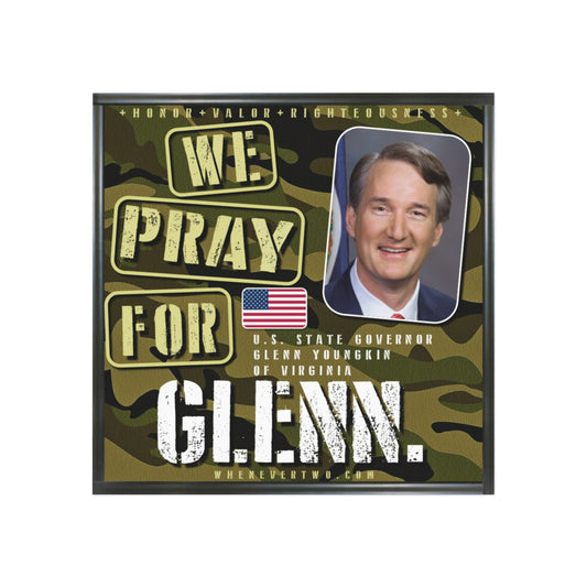 Glenn Youngkin - State Executive Governor Virginia - The Man Cave Magnet - 3'' - [298]