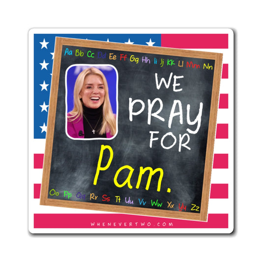 Pam Bondi - Executive Cabinet United States Attorney General - The Blackboard Magnet - 3'' - [118]