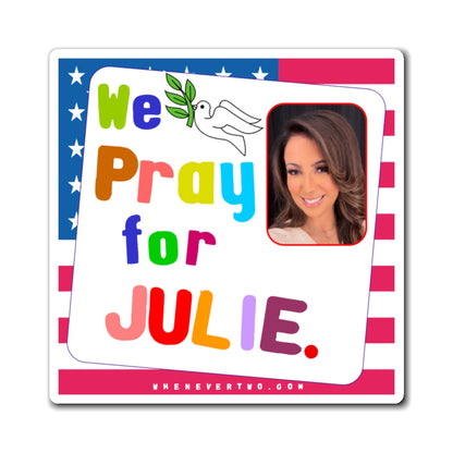 Julie Banderas - We the People - Noah's Rainbow Magnet - 3'' - [301]