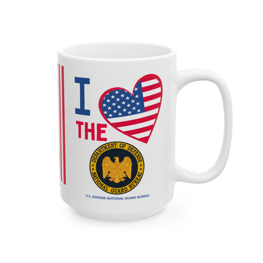 U.S. Defense National Guard Bureau - Major Agencies - I Love - Mug - 15 oz