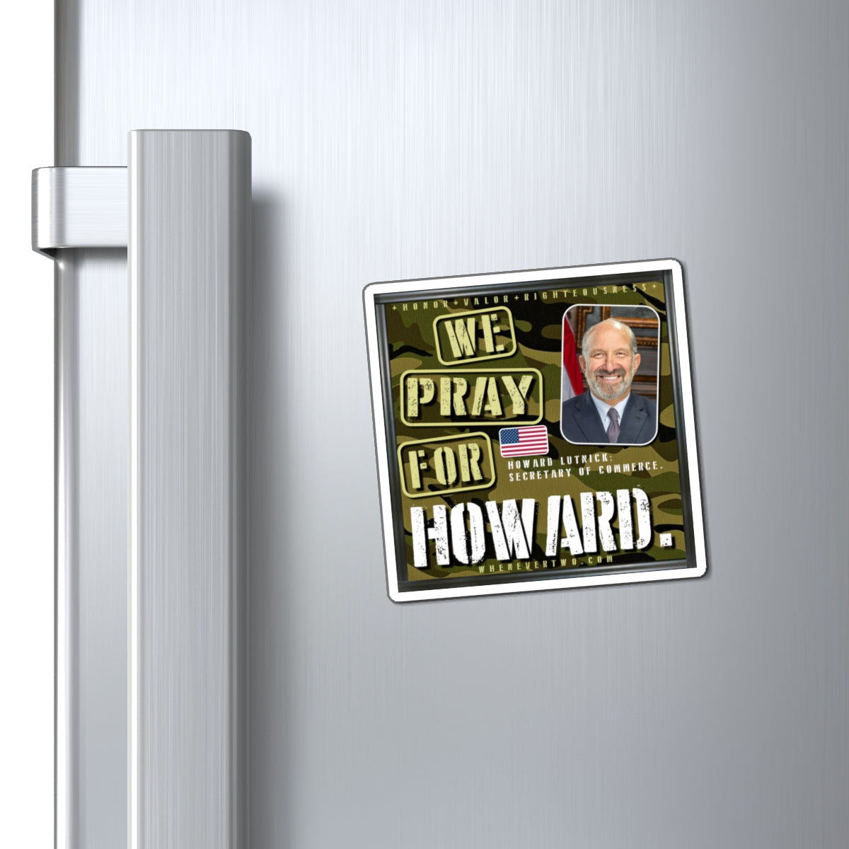 Howard Lutnick - Executive Cabinet Secretary of Commerce - The Man Cave Magnet - 3'' - [121]