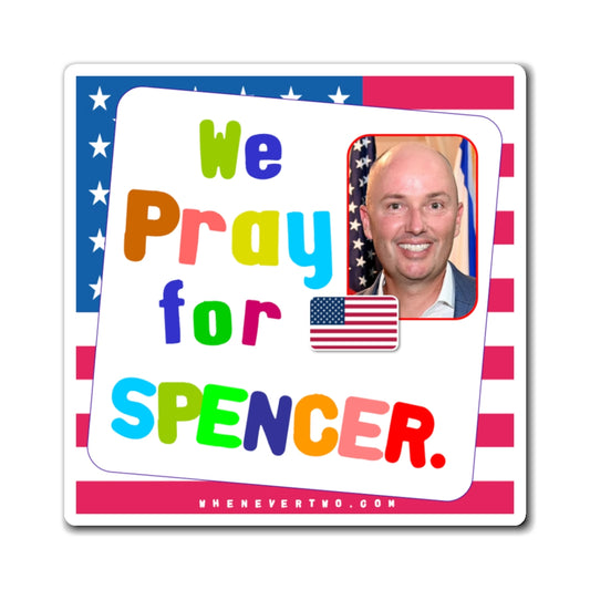Spencer Cox - State Executive Governor Utah - Noah's Rainbow Magnet - 3'' - [296]