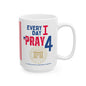 U.S. American Battle Monuments Commission - Major Agencies - I Pray -  Mug - 15 oz