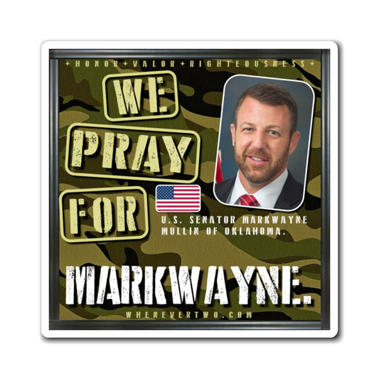 Markwayne Mullin - Legislative Senator Oklahoma - The Man Cave Magnet - 3'' - [249]