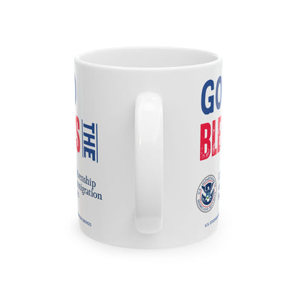 U.S. Citizenship and Immigration Services - Major Agencies - God Bless - Mug - 11 oz