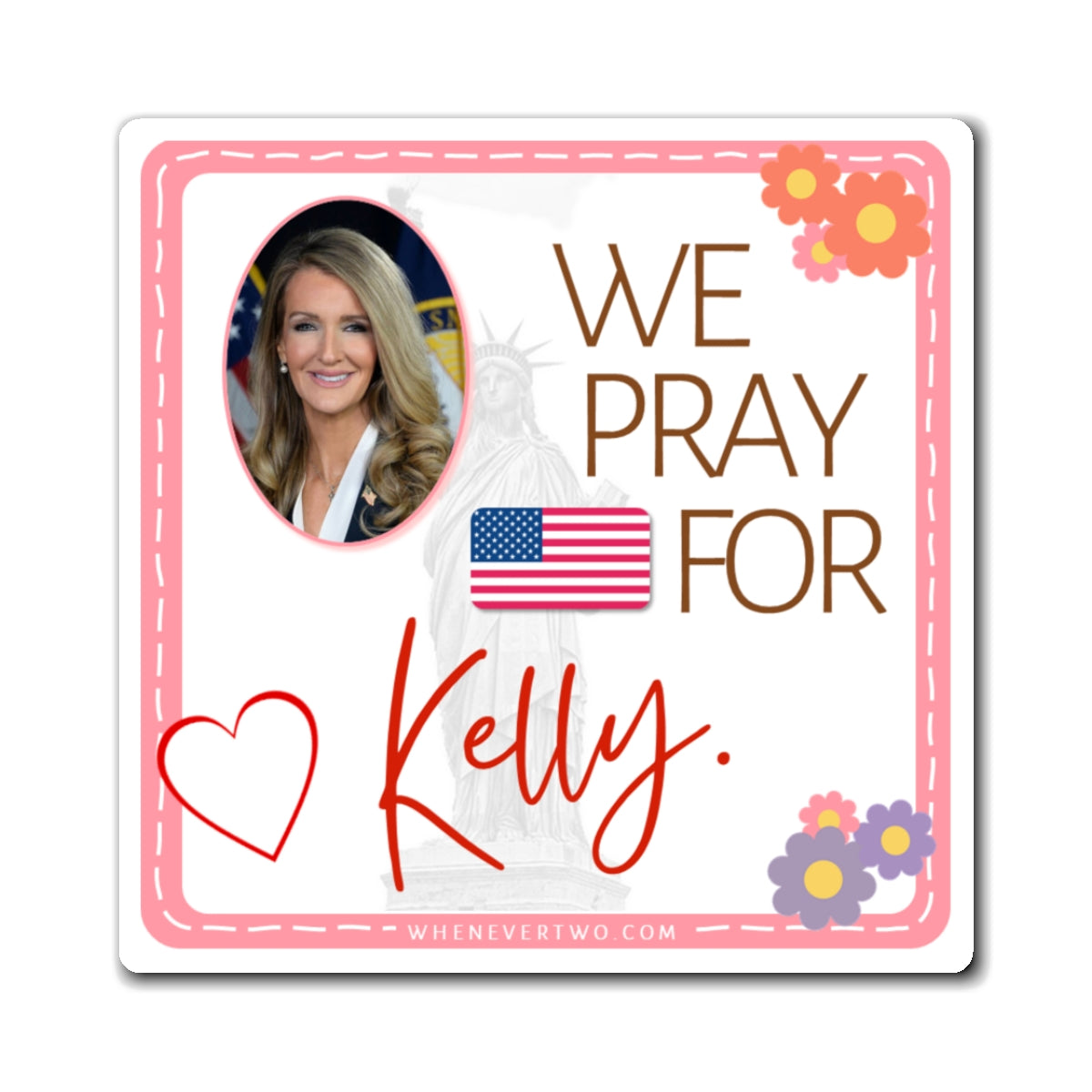 Kelly Loeffler - Executive Cabinet Administrator of the Small Business Administration - The Girl Cave Magnet - 3'' - [134]