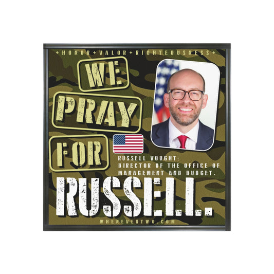 Russell Vought - Executive Cabinet Director of the Office of Management and Budget - The Man Cave Magnet - 3'' - [130]