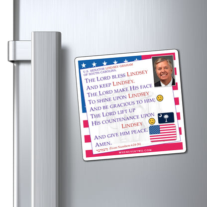 Lindsey Graham - Legislative Senator South Carolina - The Aaronic Blessing Magnet - 4'' - [230]