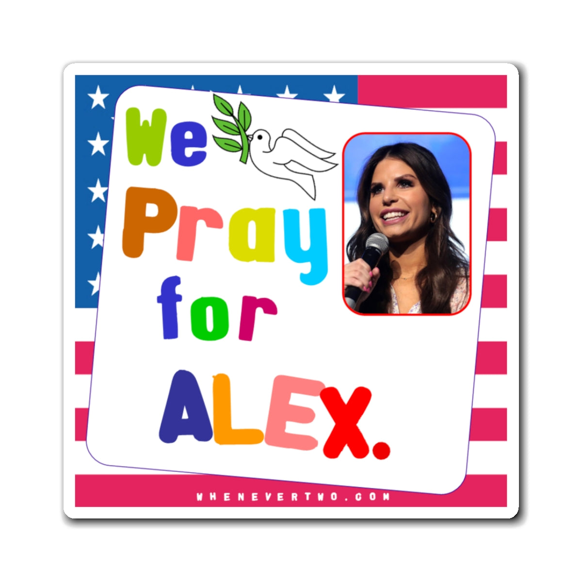 Alex Clark - We The People - Noah's Rainbow Magnet - 3'' - [191]