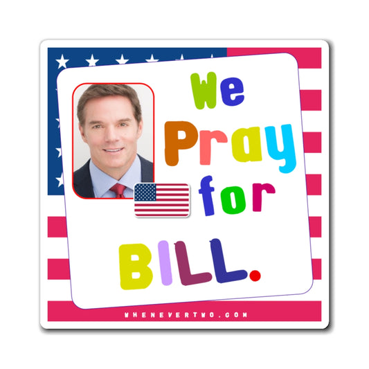Bill Hemmer - We The People - Noah's Rainbow Magnet - 3'' - [8]