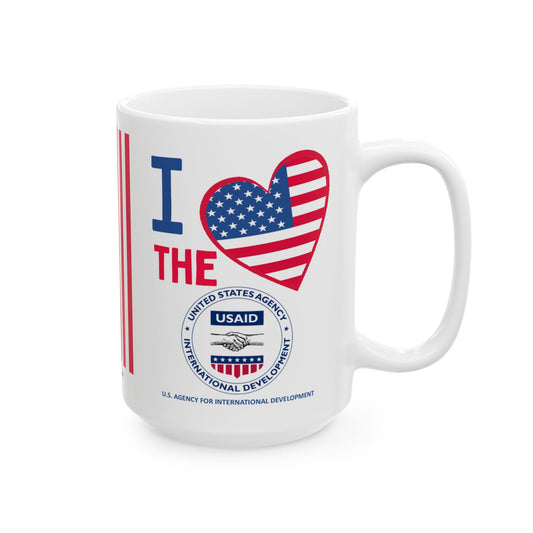 U.S. Agency for International Development - Major Agencies - I Love - Mug - 15 oz