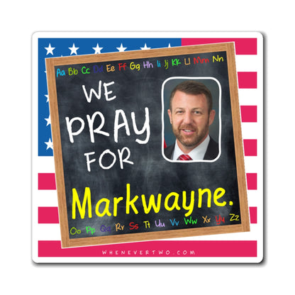 Markwayne Mullin - Executive Cabinet Secretary of Homeland Security - The Blackboard Magnet - 3'' - [249]
