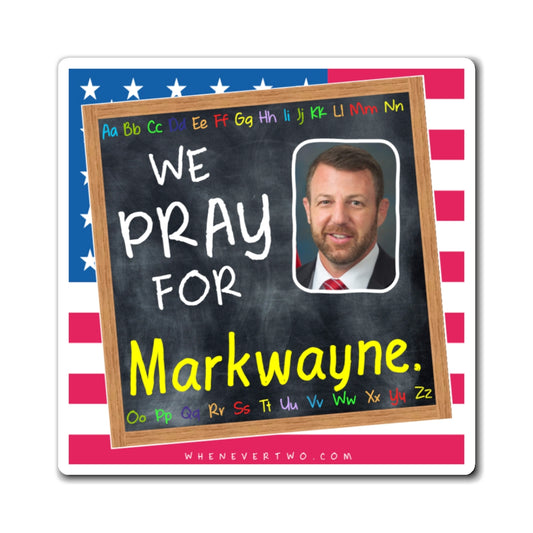 Markwayne Mullin - Executive Cabinet Secretary of Homeland Security - The Blackboard Magnet - 3'' - [249]