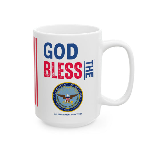 Defense - Cabinet - God Bless -  Mug - 15 oz