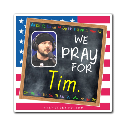 Tim Pool - We The People - The Blackboard Magnet - 3'' - [185]