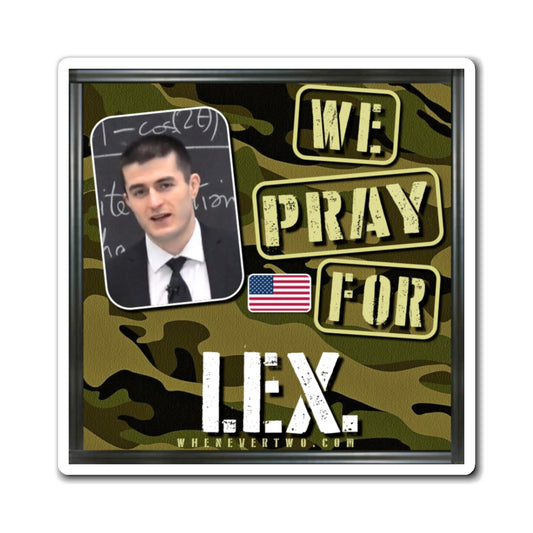 Lex Fridman - We The People - The Man Cave Magnet - 3'' - [144]