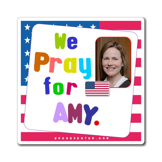 Amy Coney Barrett - Judiciary Supreme Court Associate Justice - Noah's Rainbow Magnet - 3'' - [141]