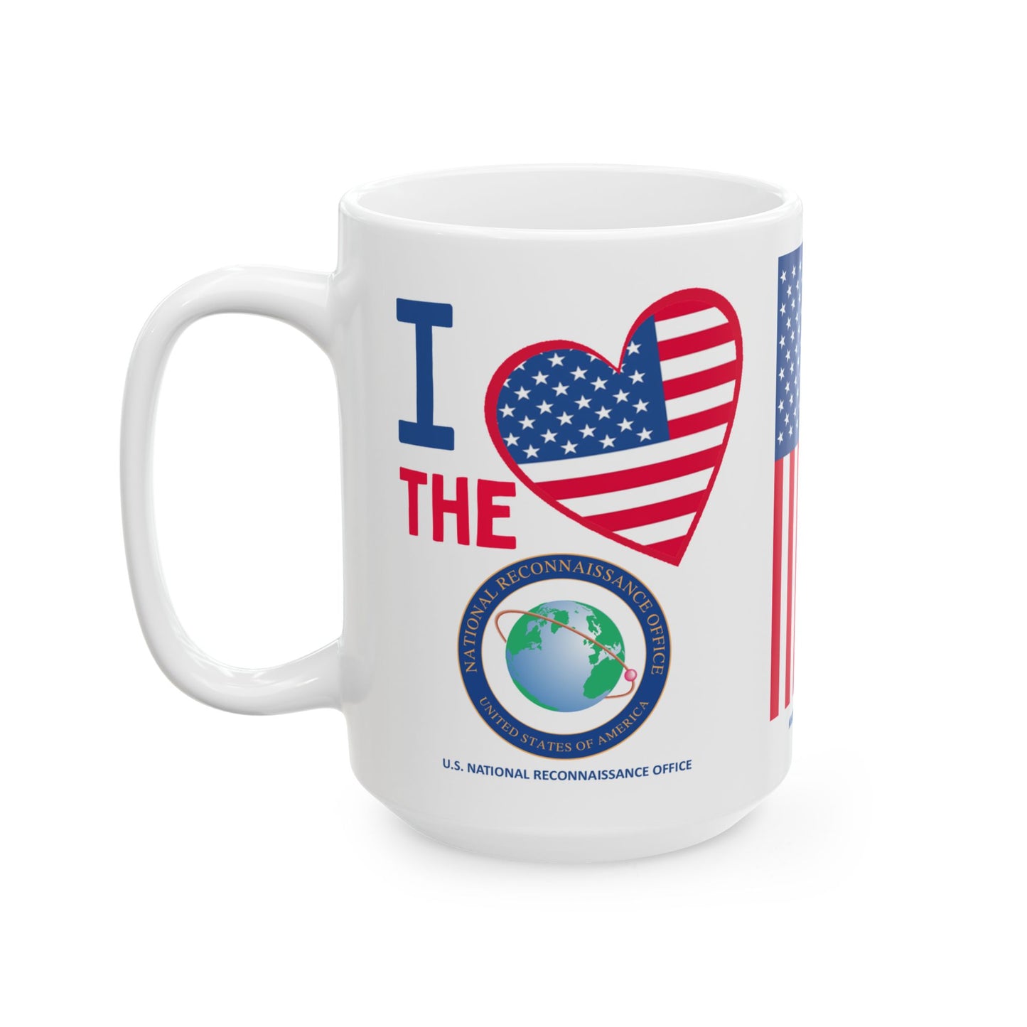 U.S. National Reconnaissance Office - Major Agencies - I Love - Mug - 15 oz