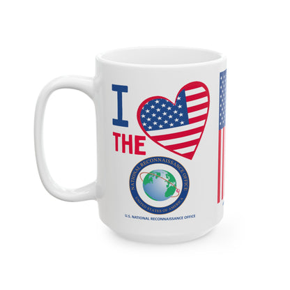 U.S. National Reconnaissance Office - Major Agencies - I Love - Mug - 15 oz
