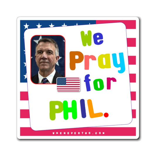 Phil Scott - State Executive Governor Vermont - Noah's Rainbow Magnet - 3'' - [297]