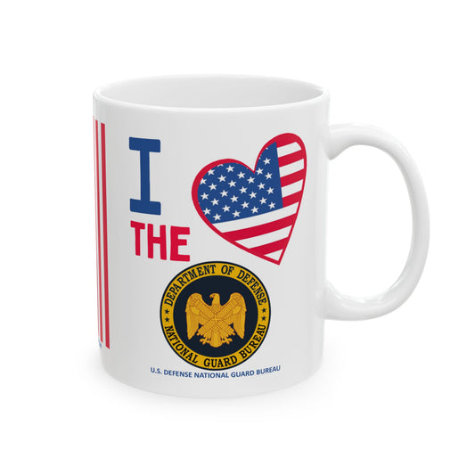 U.S. Defense National Guard Bureau - Major Agencies - I Love - Mug - 11 oz