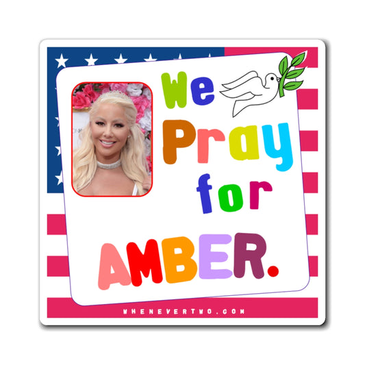 Amber Rose - We The People - Noah's Rainbow Magnet - 3'' - [149]