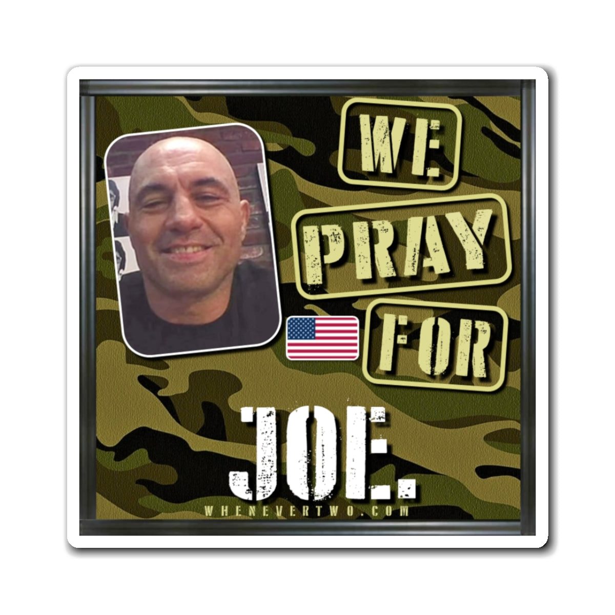 Joe Rogan - We The People - The Man Cave Magnet - 3'' - [51]