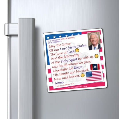 Roger Wicker - Legislative Senator Mississippi - The Benediction Blessing Magnet - 4'' - [263]