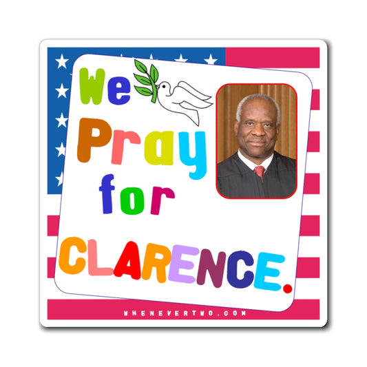 Clarence Thomas - Judiciary Supreme Court Associate Justice - Noah's Rainbow Magnet - 3'' - [137]