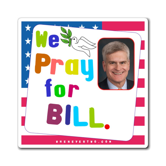 Bill Cassidy - Legislative Senator Louisiana - Noah's Rainbow Magnet - 3'' - [219]