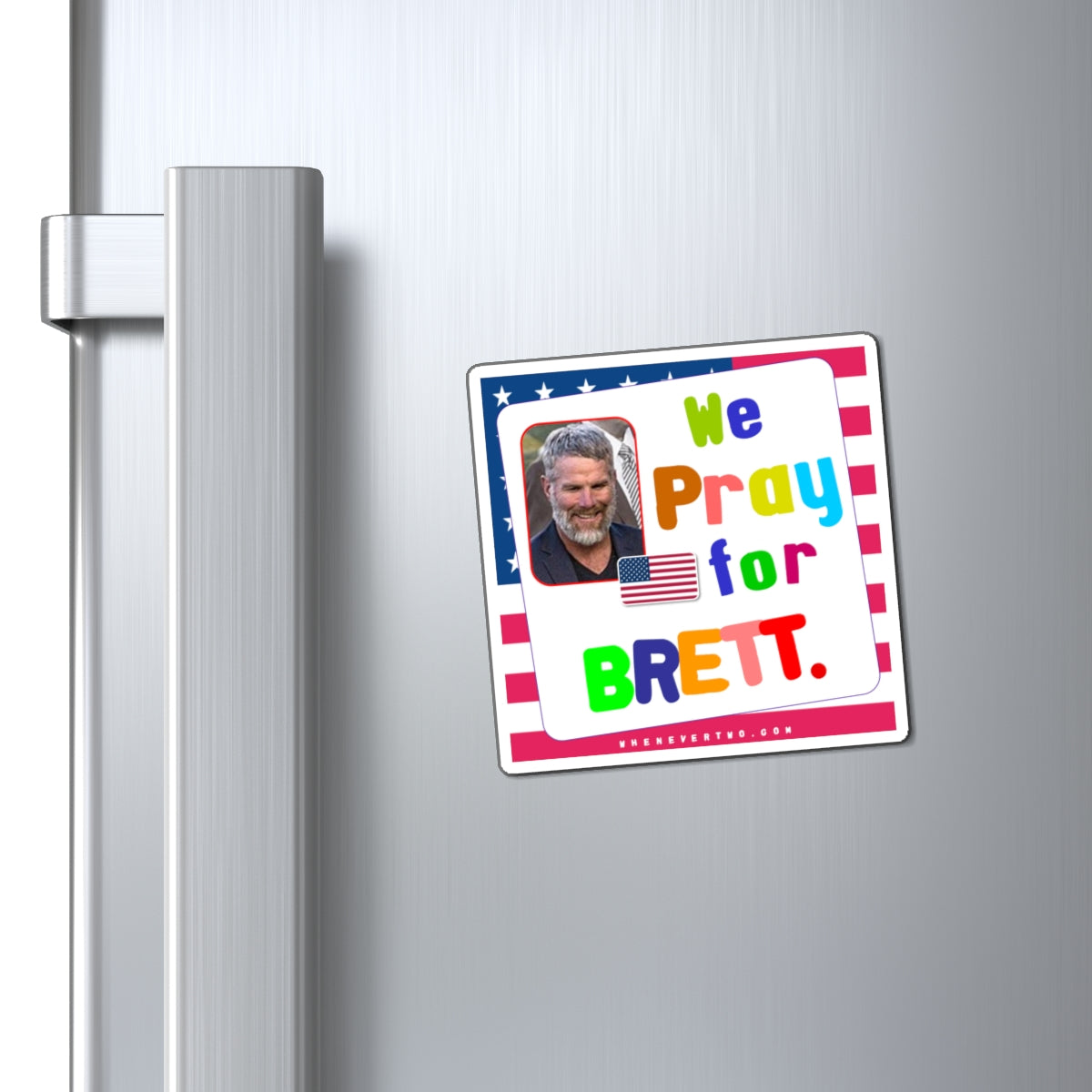 Brett Favre - We The People - Noah's Rainbow Magnet - 3'' - [14]