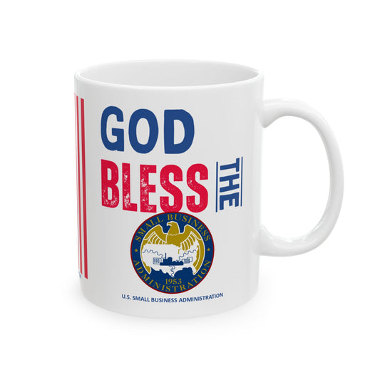 U.S. Small Business Administration - Major Agencies - God Bless -  Mug - 11 oz
