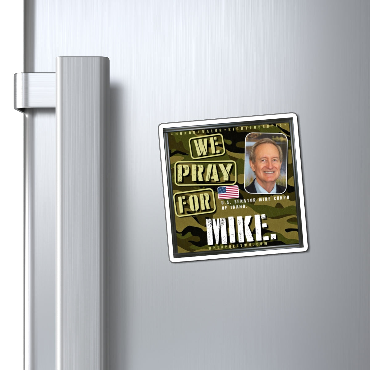 Mike Crapo - Legislative Senator Idaho - The Man Cave Magnet - 3'' - [224]