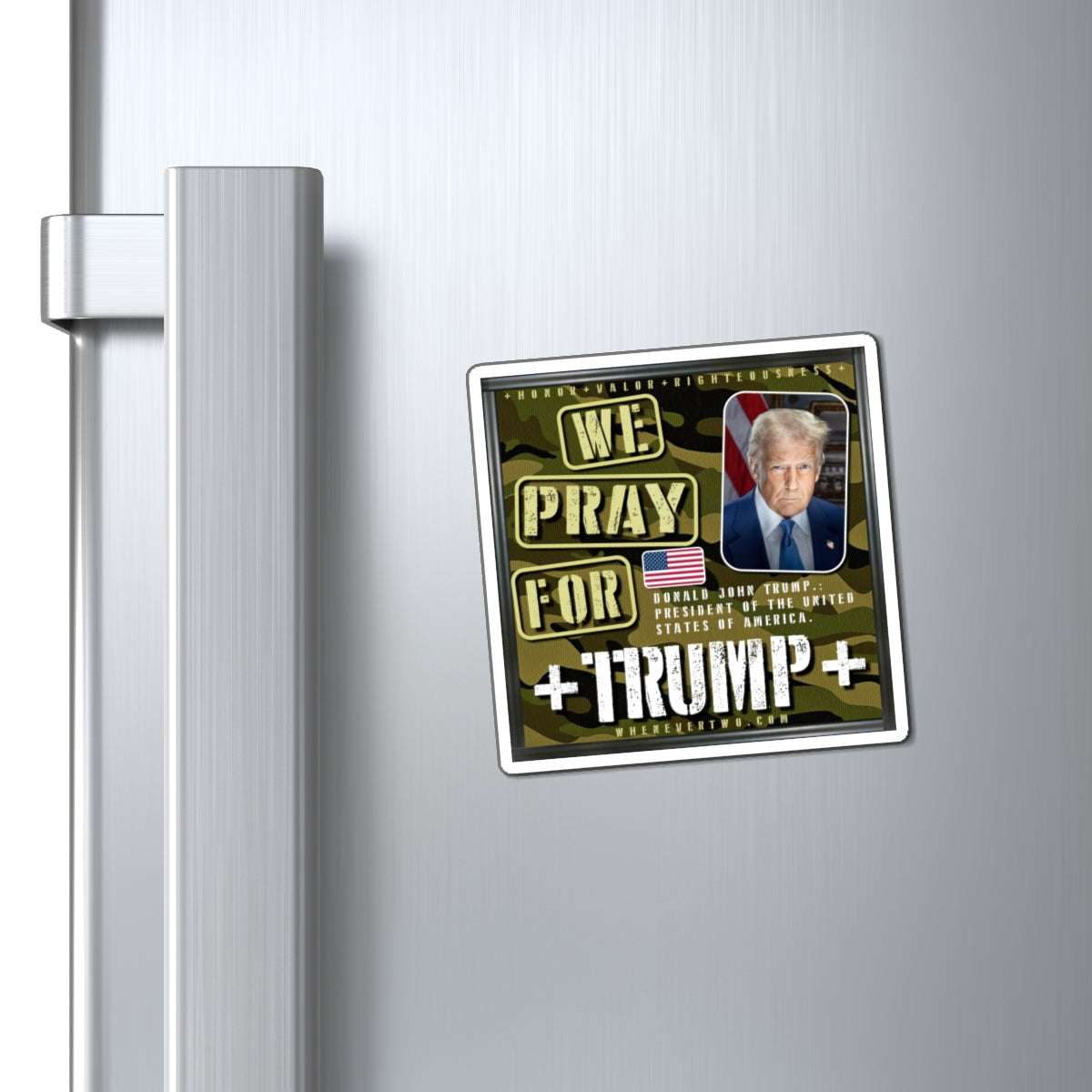 Donald John Trump. - Executive White House President of the United States of America - The Man Cave Magnet - 3'' - [209]