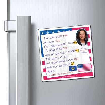 Deb Fischer - Legislative Senator Nebraska - The Aaronic Blessing Magnet - 4'' - [229]